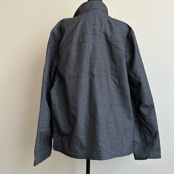 Levi's jacket men XL .Soft Shell Stand Collar Jacket - Men's - Graphite Heather - Picture 4 of 9